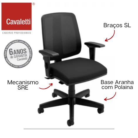 Cadeira Flip Executiva CAVALETTI