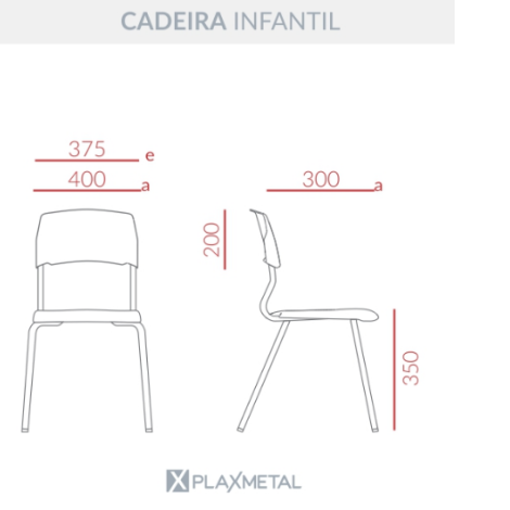 Cadeira Eloplax Infantil